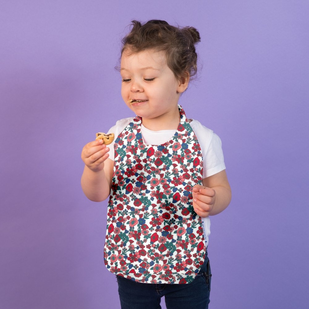 Serviette Enfant Élastique Prairie Fleurie