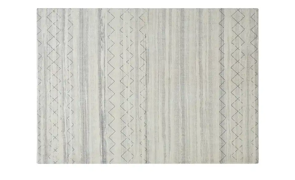 como Kurzflorteppich Creme, Grau 160x230 cm