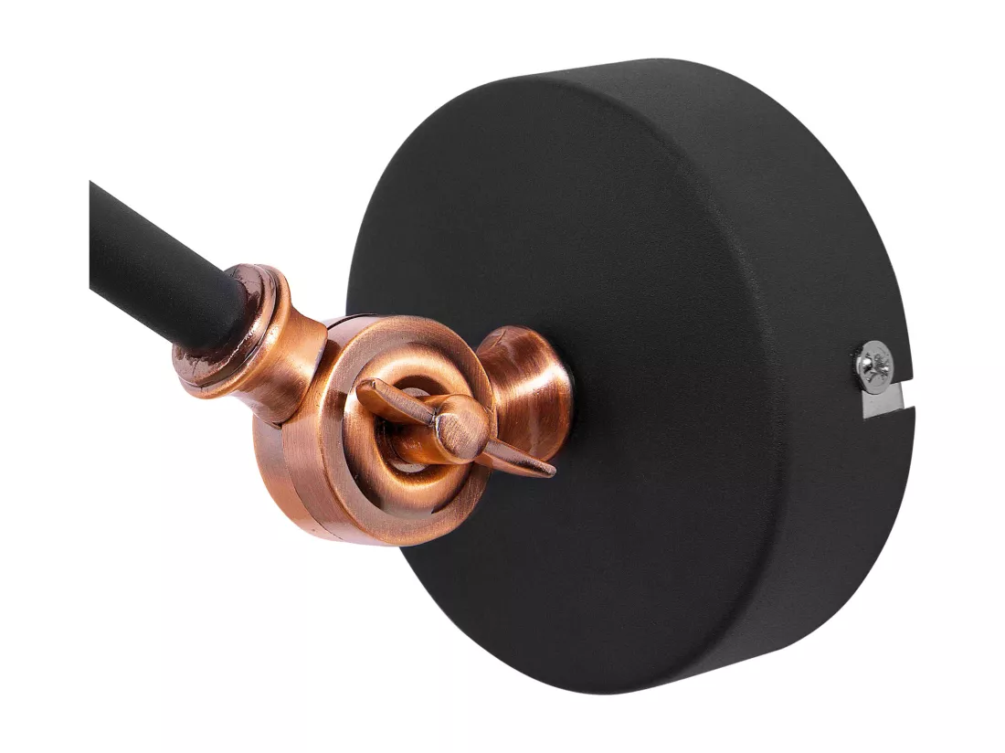 Lampe murale MISSISSIPPI Réglable Métal Gris graphite
