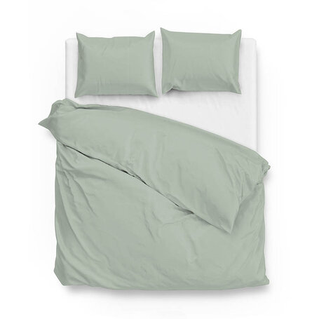 Dekbedovertrek Satinado - Foam Green