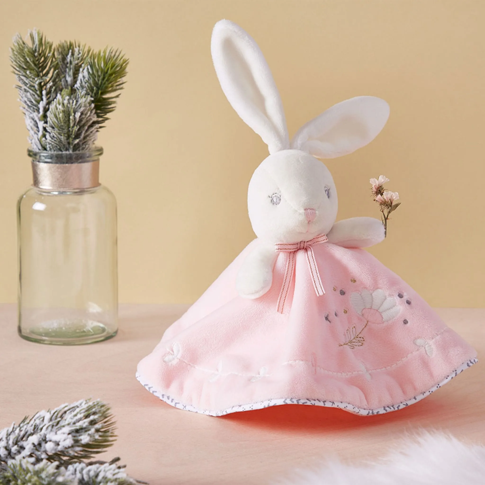 Kaloo Doudou Rond Lapin Rose