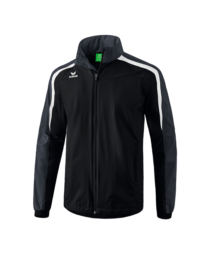 Erima Liga 2.0 Regenjacke Kids Schwarz Weiss Grau