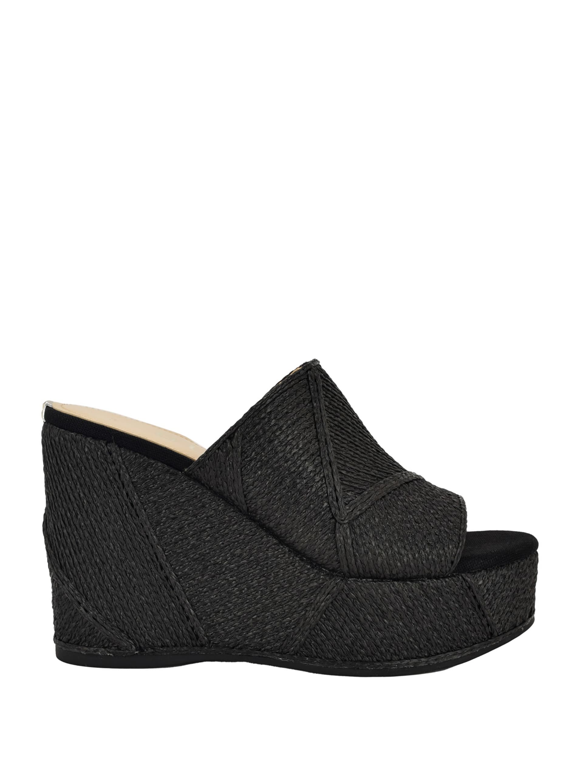 Sapatos de plataforma Evenz em ráfia