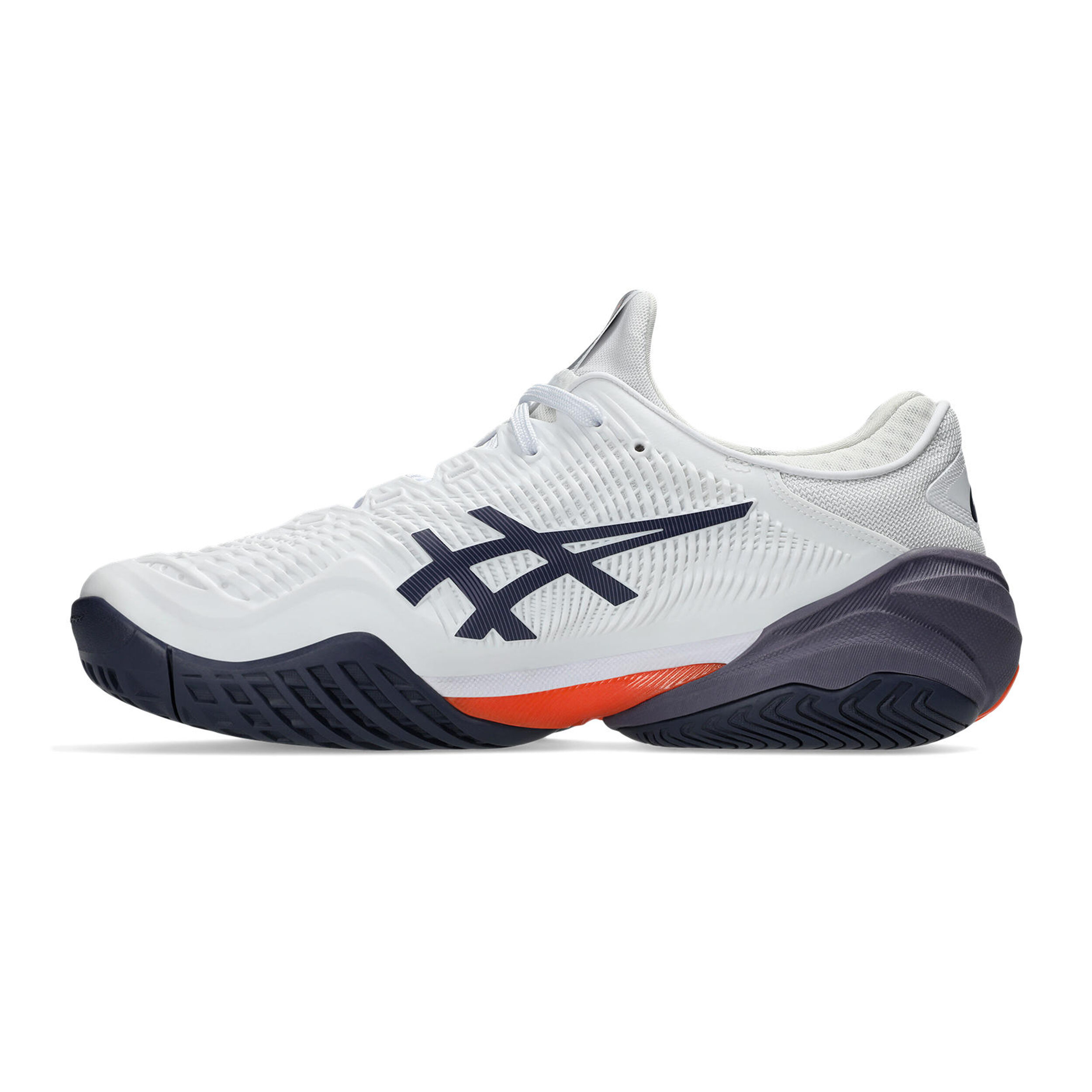 ASICS Court FF 3 Chaussures Toutes Surfaces Hommes - Blanc , Bleu Foncé