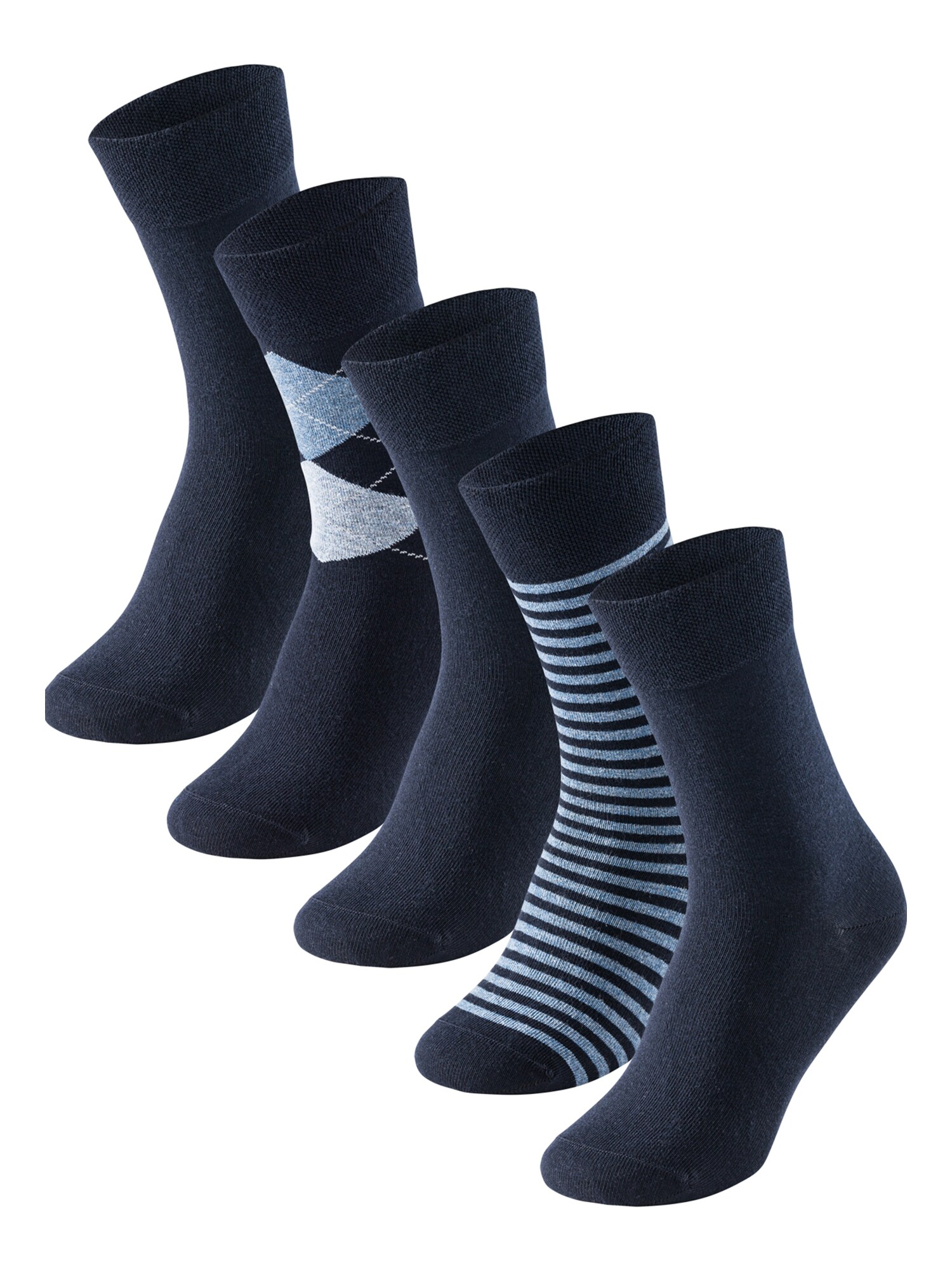 Schiesser Herren Freizeitsocken Bluebird 5er Pack