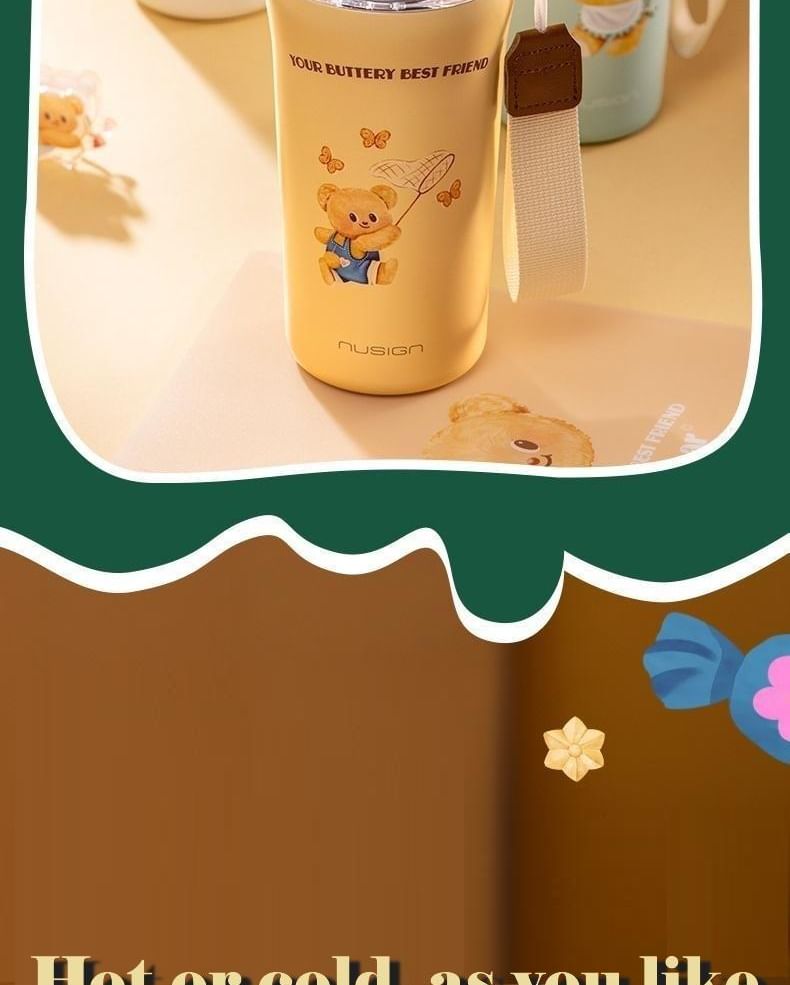 Butterbear - Butterbear Print roestvrijstalen beker
