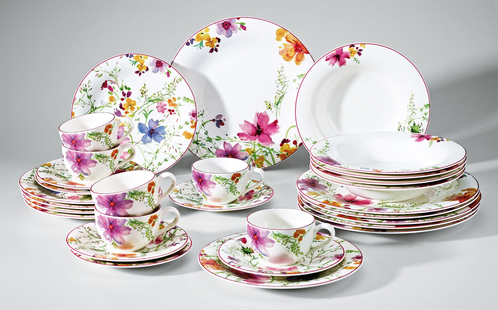 Villeroy & Boch Teller flach MARIEFLEUR BASIC Ø 27 cm mehrfarbig