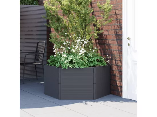 Jardinière anthracite PP