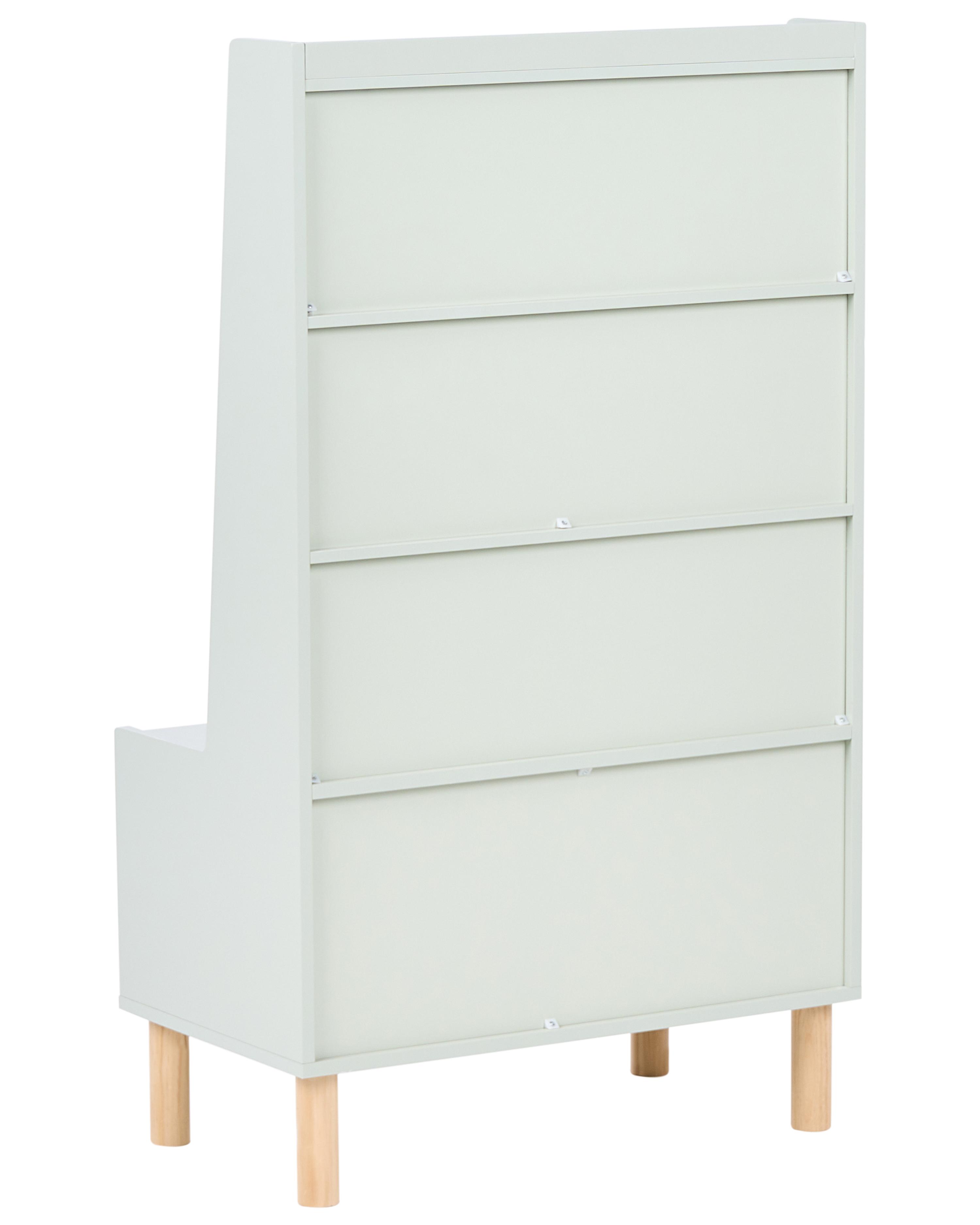 Boekenkast met 3 planken QUILPIE 120 cm Lichtgroen