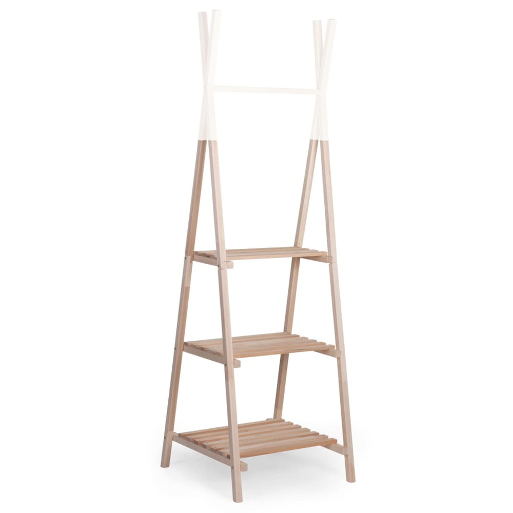 Porte-manteau grand tipi bois
