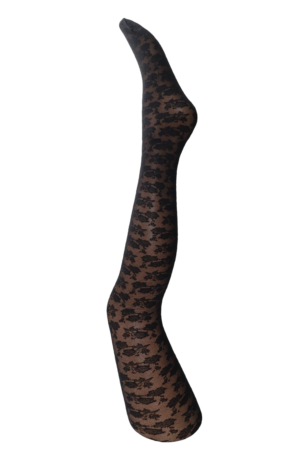 Black Colour Bcflower Lace Tights