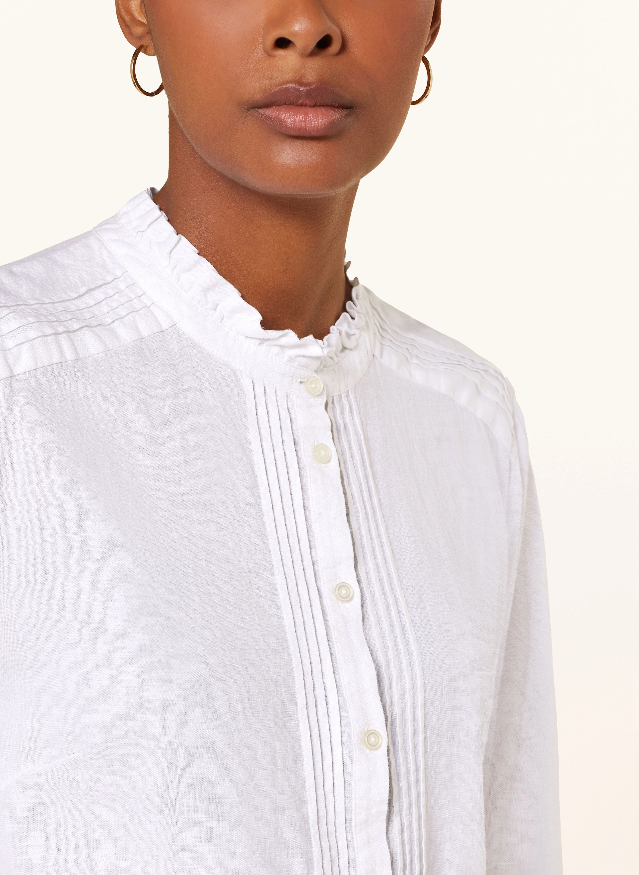 Part Two Bluse mit Leinen und 3/4-Arm