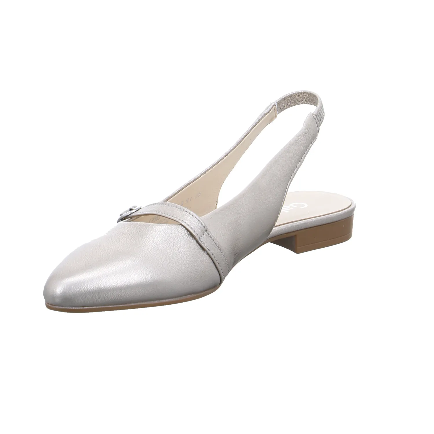 GABOR Slingpumps Gold Leder