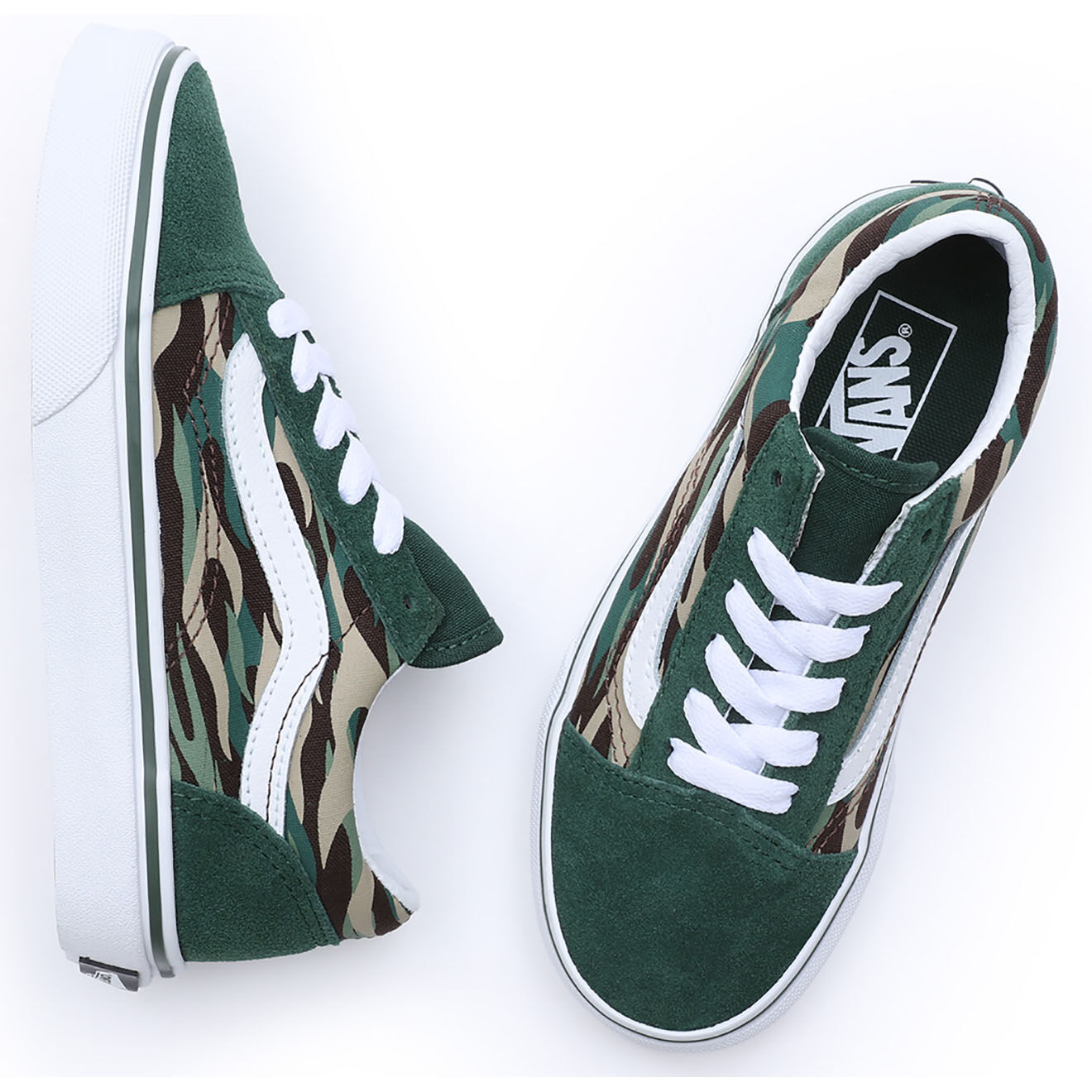 Vans Baskets Old Skool vertes