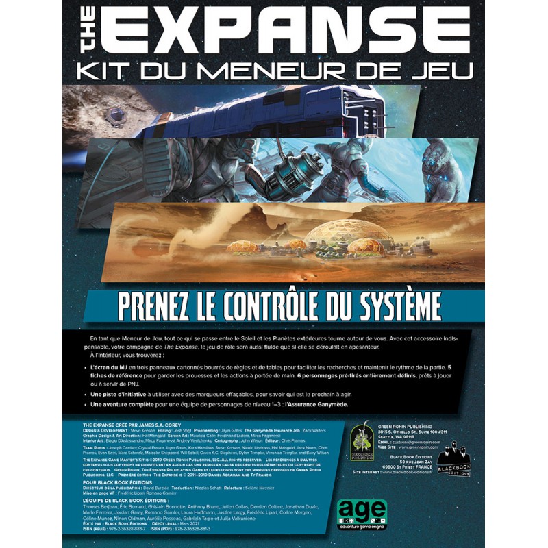 The Expanse - Ecran du MJ