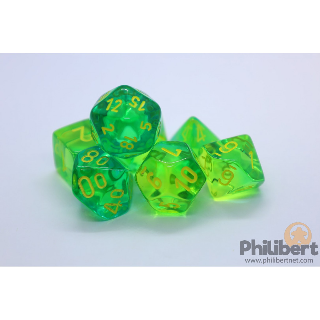 Set de 7 Dés JDR Chessex Gemini
