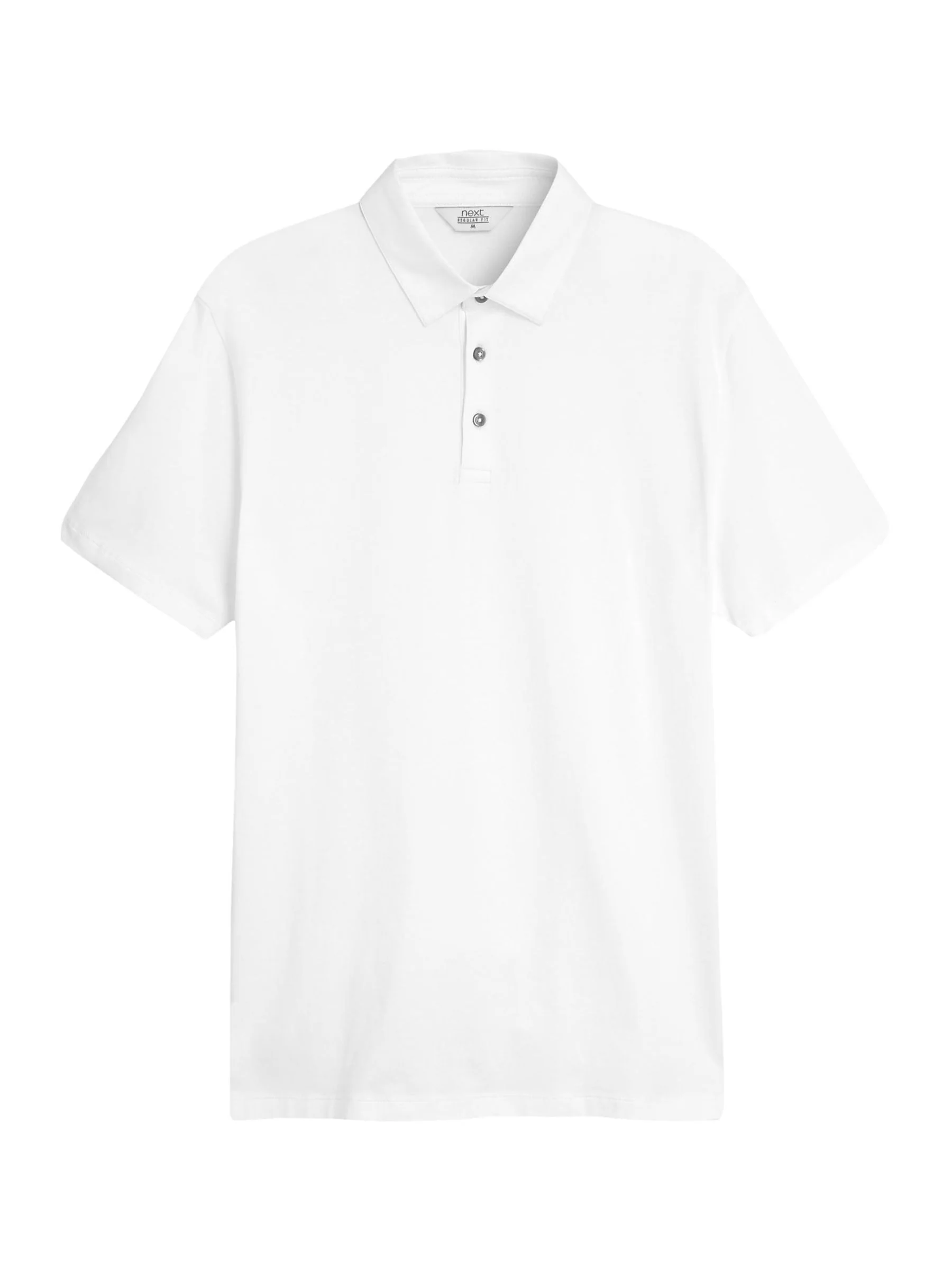 Wit - Polo met korte mouwen