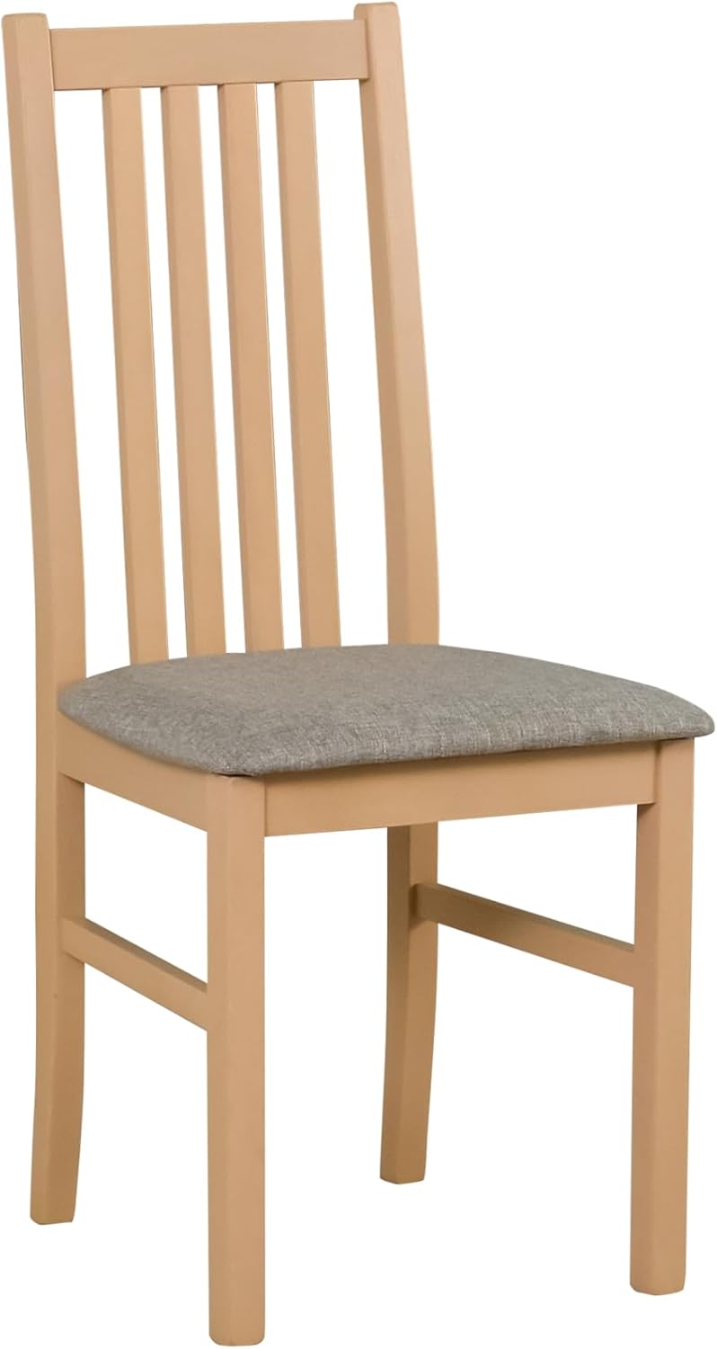 Küchenstühle 4er Set - Stuhl Buche Massiv - Esszimmerstuhl 120 kg - Stühle Esszimmer 4er Set - Holzstuhl - Esstischstühle - Esszimmerstühle Holz - Sonoma - Hygge 11