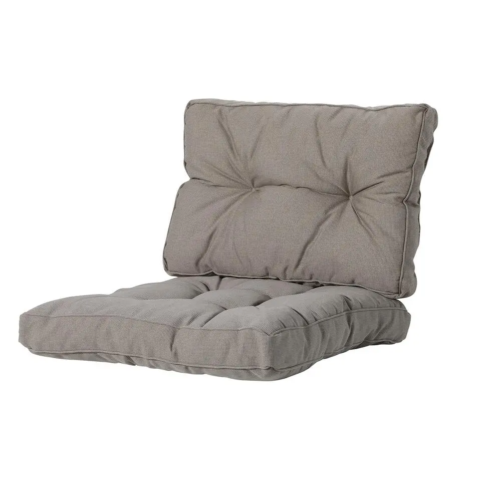 Madison - Florance Zitkussen Rib liver - Ca. 60x60 cm - Set van 2