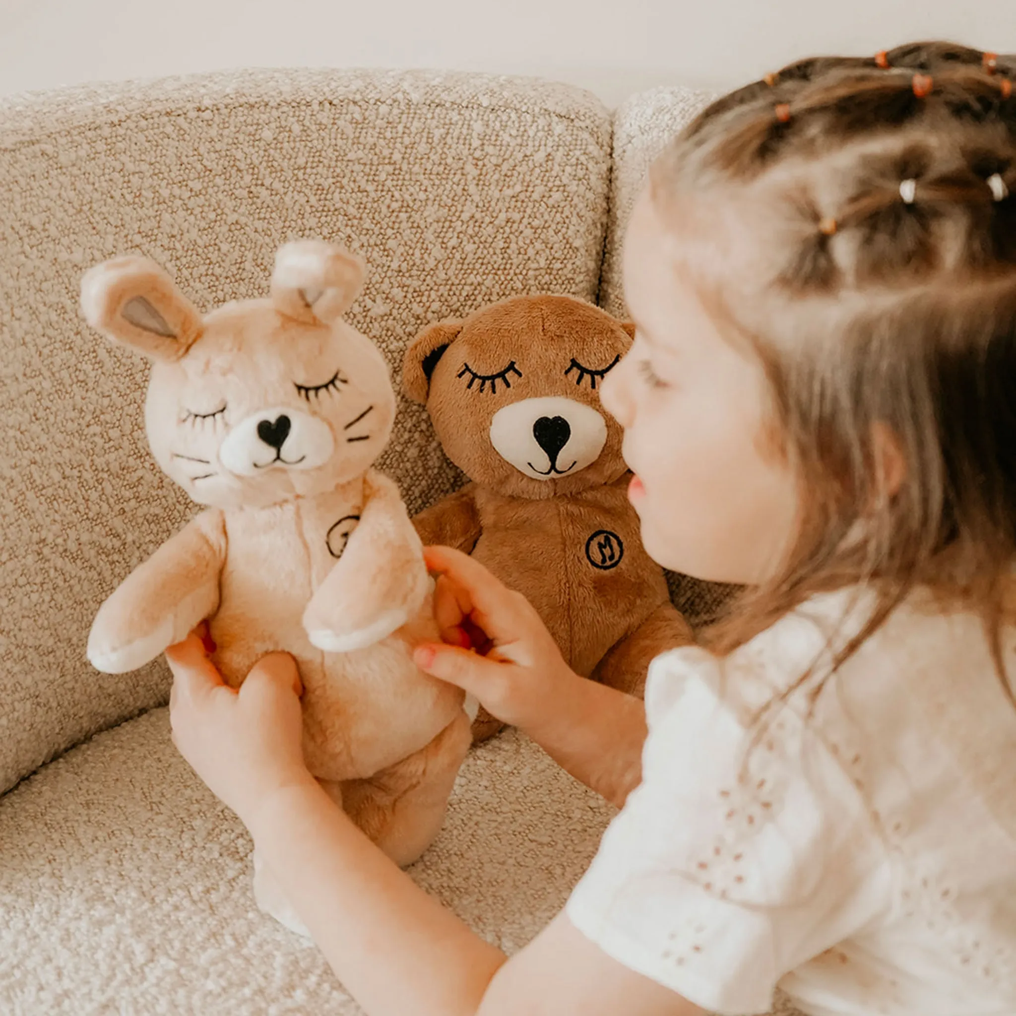 Moka Peluche Musicale Latte