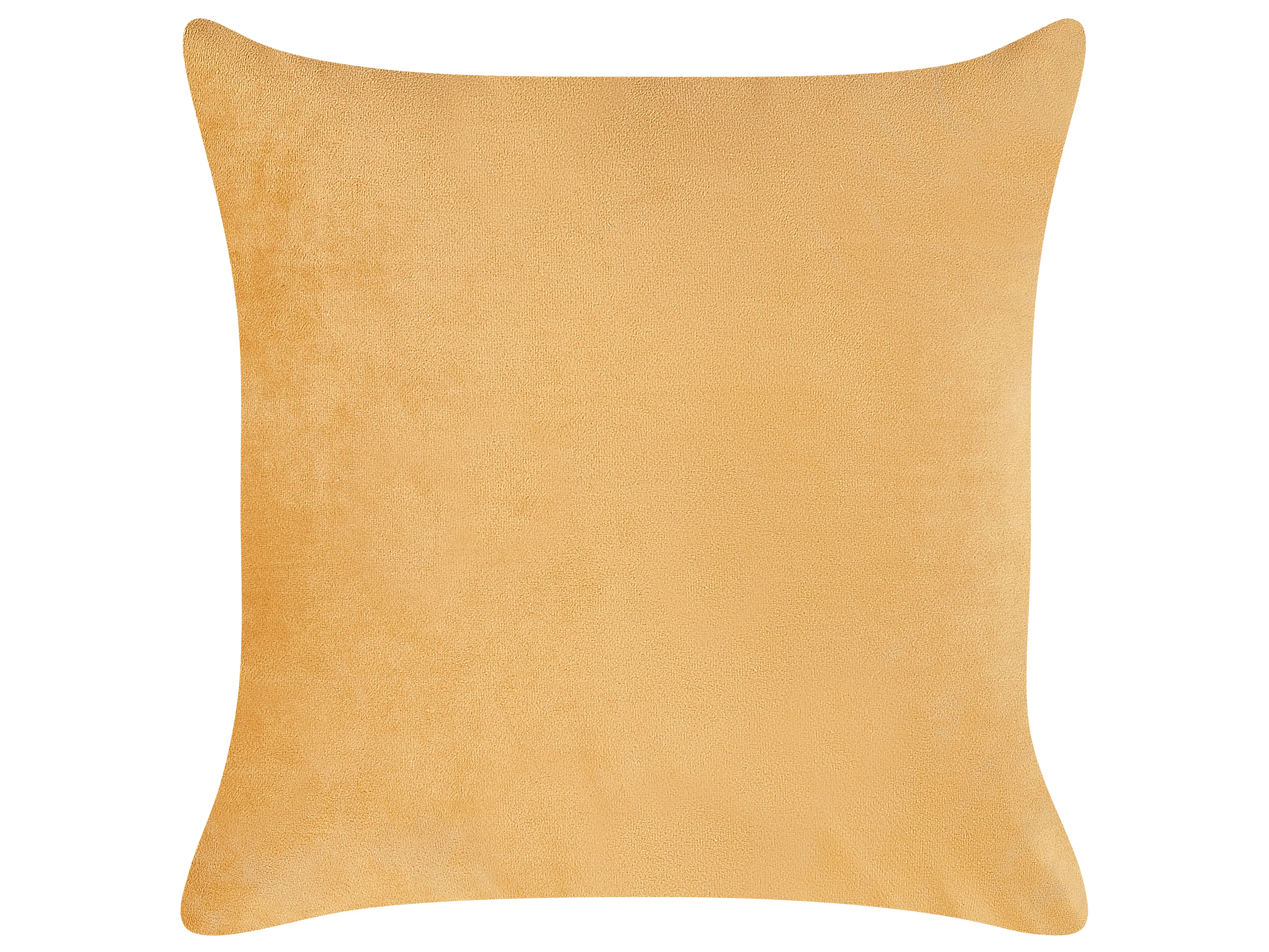 Rechtszijdige chaise longue GONESSE Fluweel Oranje