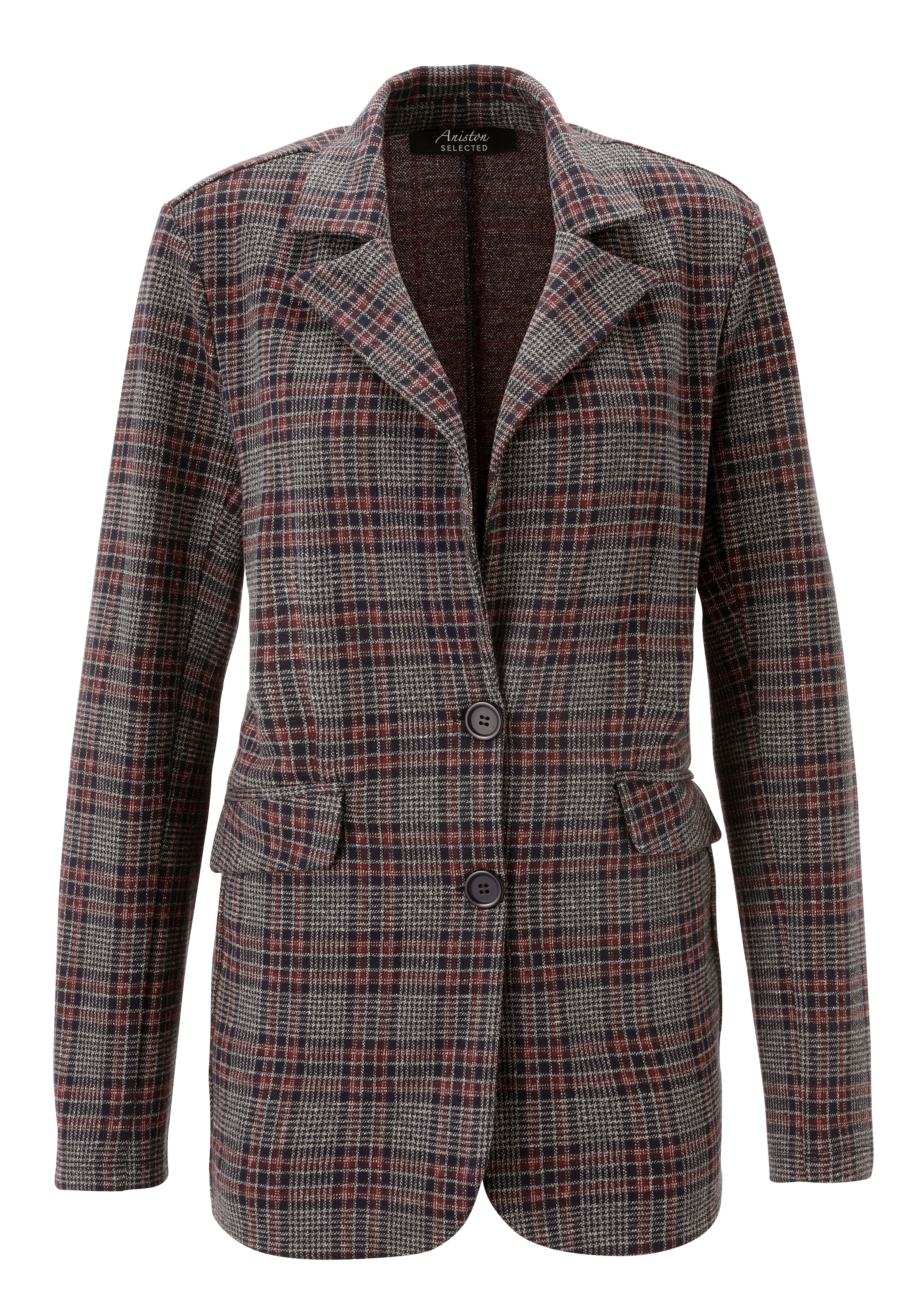 Aniston SELECTED Jerseyblazer , mit klassischem Karomuster - NEUE KOLLEKTION