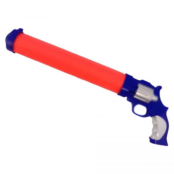 Solmar Pistola de Água Revólver Espuma 40 cm Preto