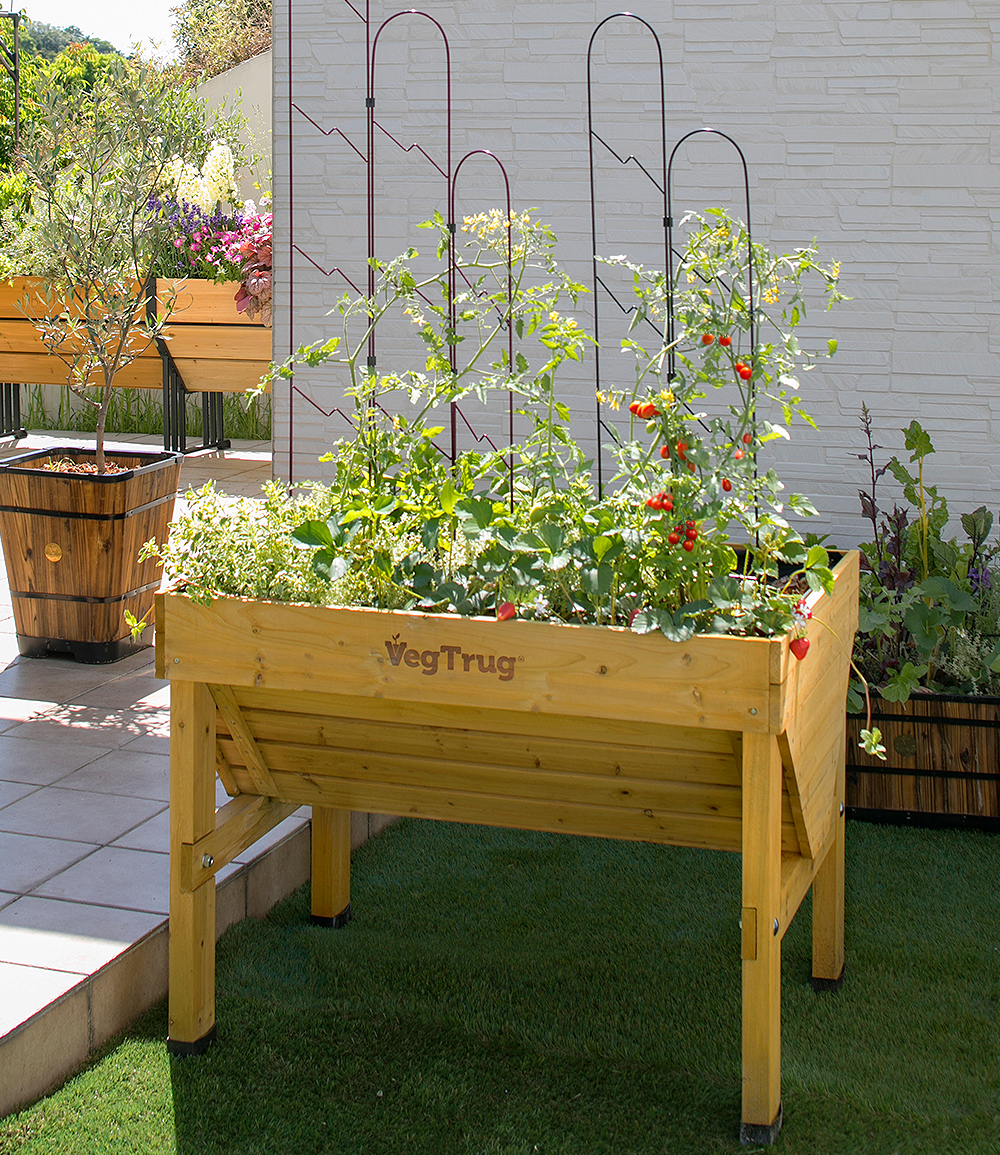 Vegtrug® Hochbeet Holz 'Wall Hugger' 104x46x80 cm