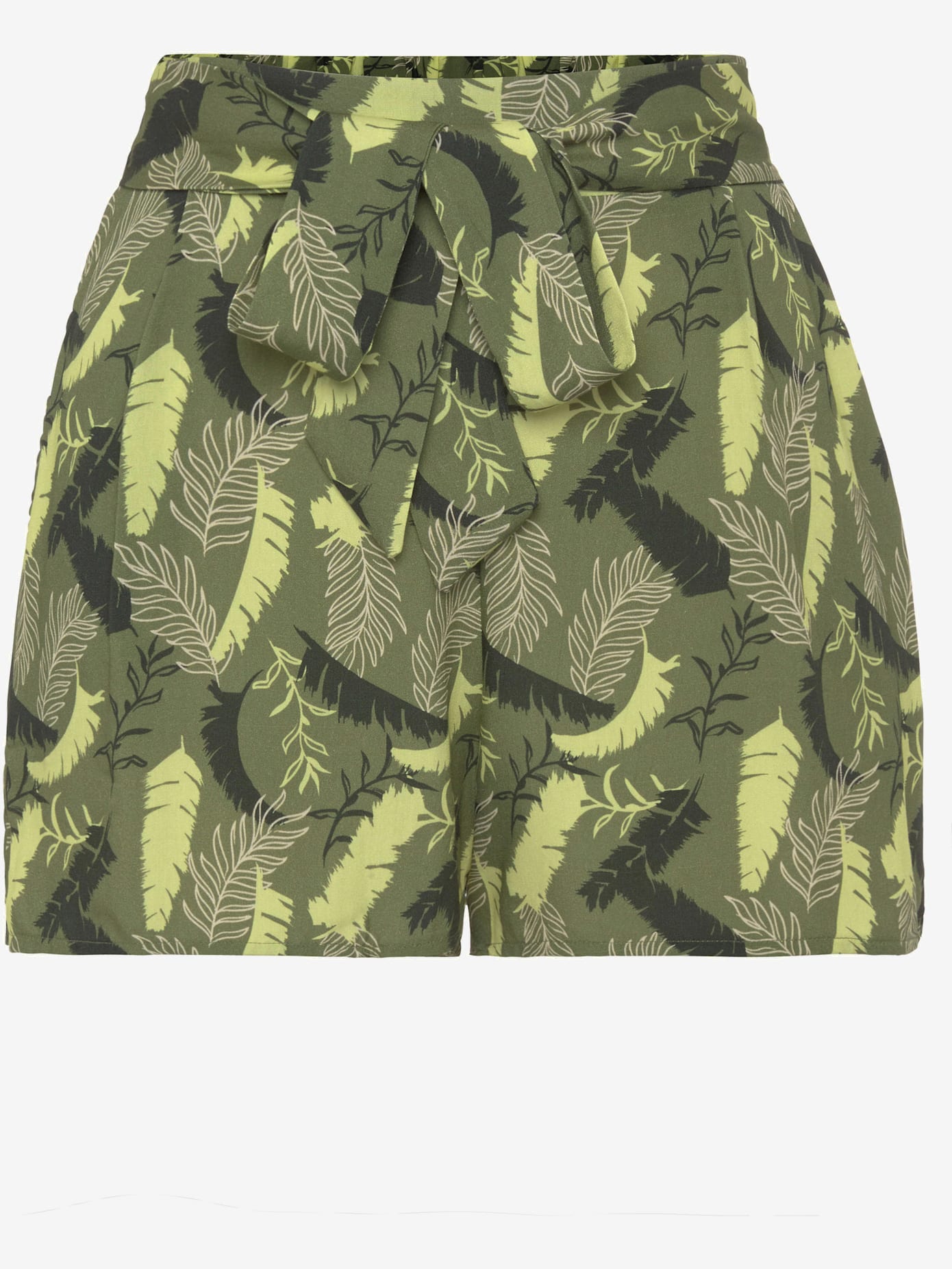 Short tissé ceinture élastique confortable