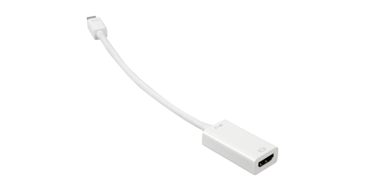 SharkoonMini DisplayPort > HDMI adapter  (Wit, 0,15 meter)