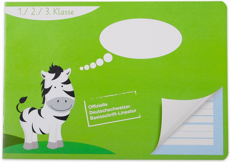 Schulheft, 1./2./3 Klasse