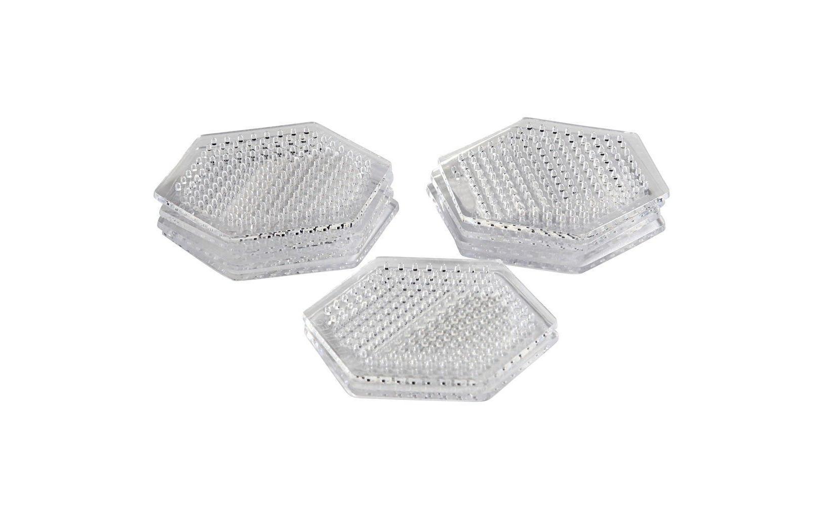 Bügelperlen Platten 7.5 cm TransparentCompany Steckplatten-Set Medium