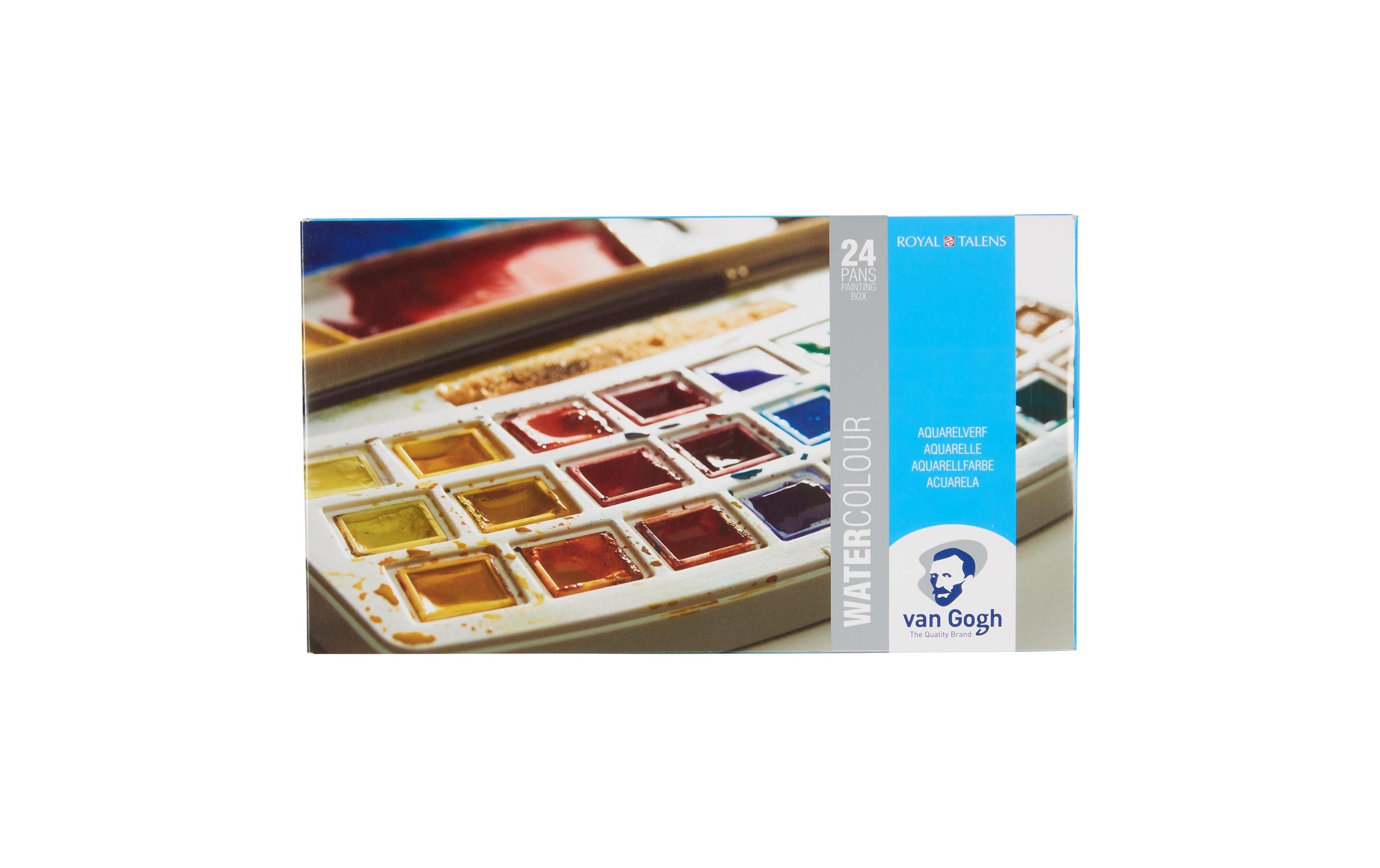 Aquarellfarbe »Van Gogh Malkasten 24er-Set, Mehrfarbig« 27 Stk. tlg.