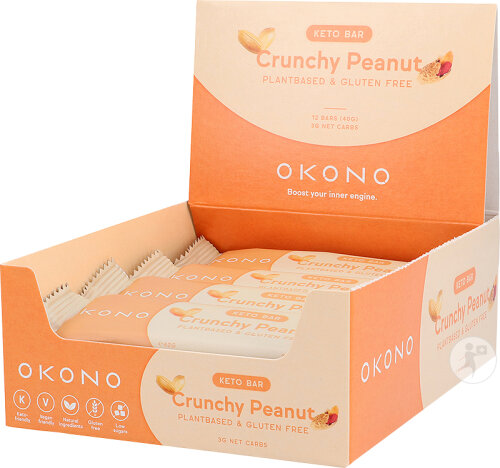 Okono Energy Bar Crunchy Peanut 40g