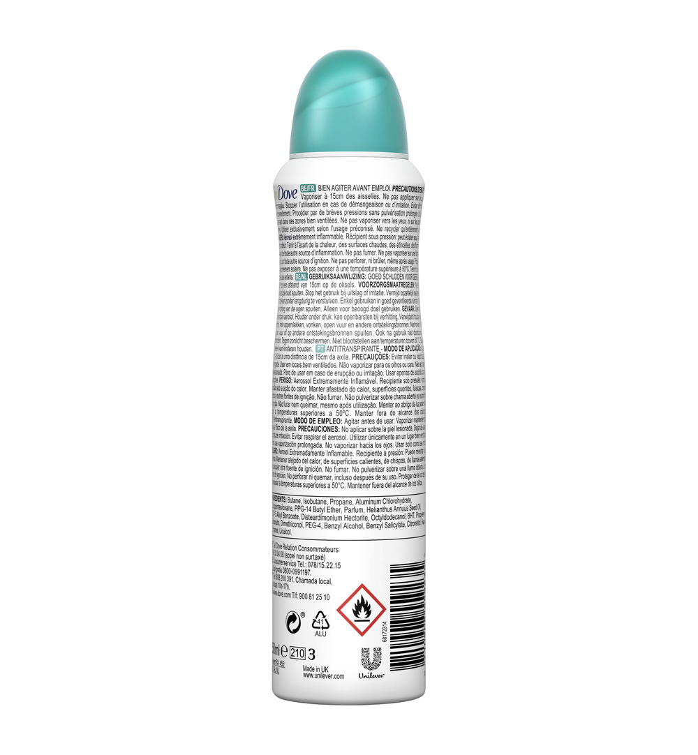 Dove Deodorant spray pear & aloe vera (150 ml)