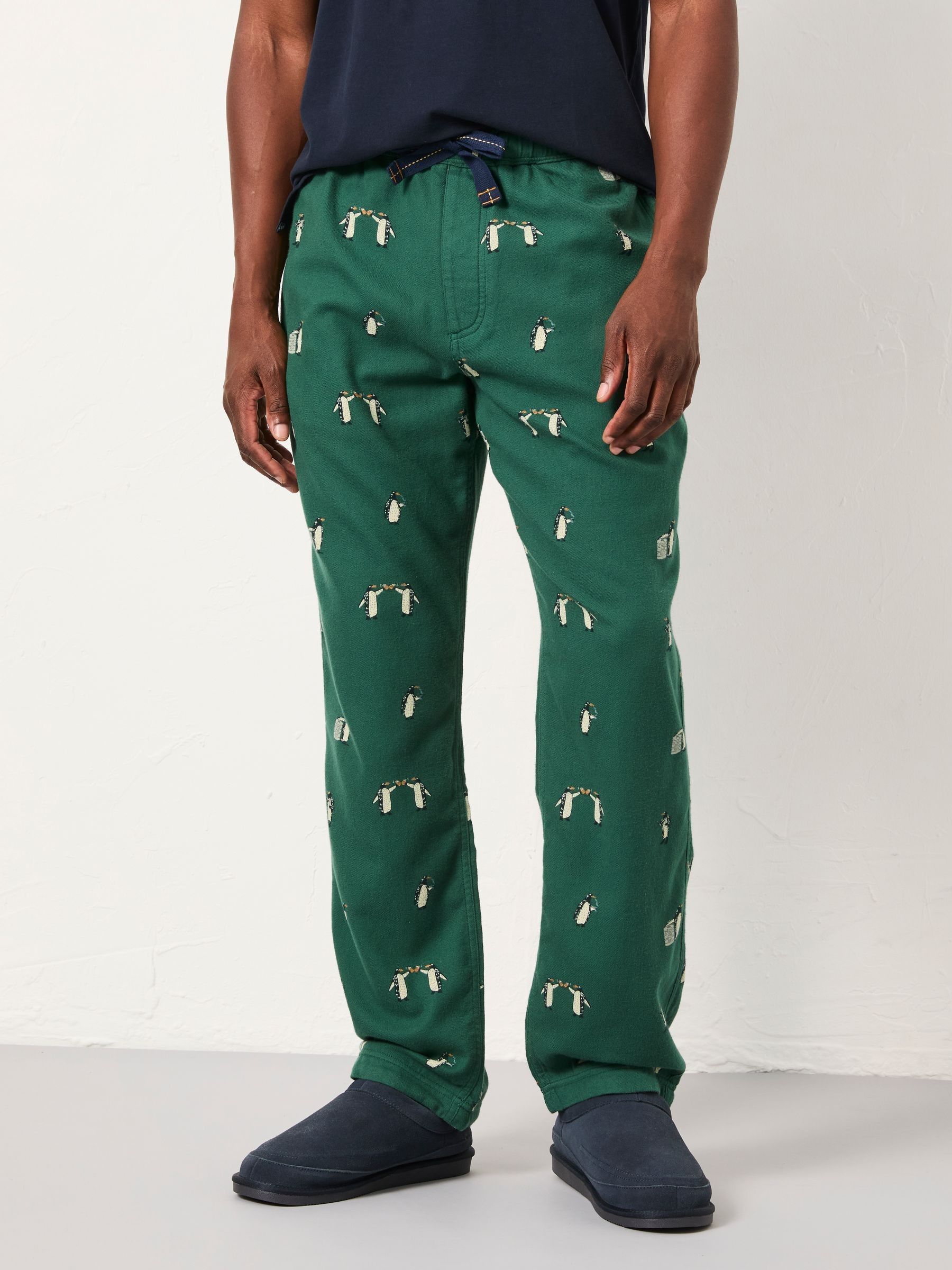 FatFace Penguin Print Pyjama Bottoms