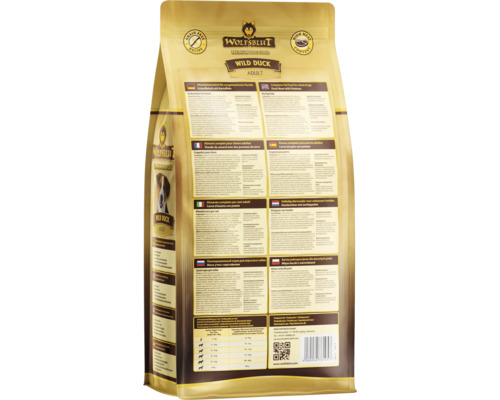 Wolfsblut Wild Duck Adult droog hondenvoer, eend met aardappelen met waardevolle superfoods, graanvrij, glutenvrij, 2 kg