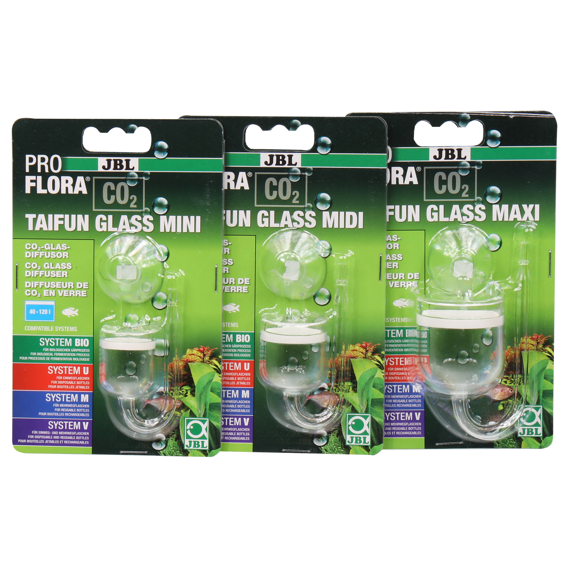 JBL Proflora Co2 Taifun Glass Mini | Glazen CO2 diffuser