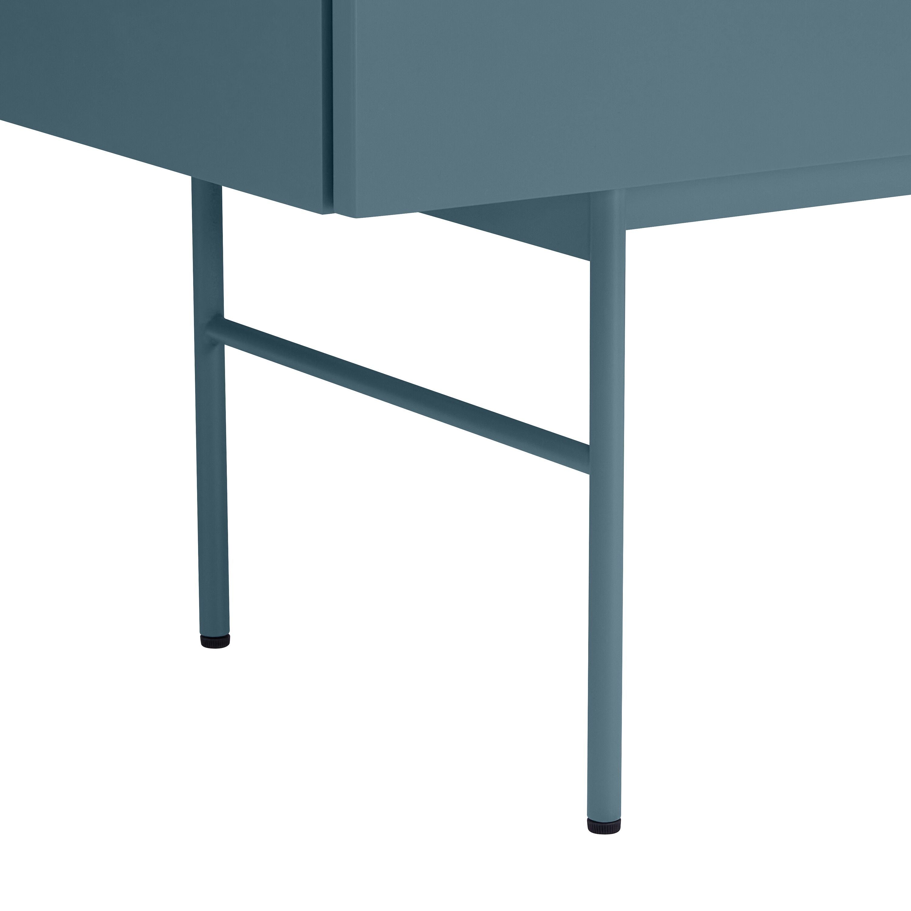 TILL Sideboard - Dunkelblau / B: 168.0 cm x T: 41.0 cm x H: 88.8 cm