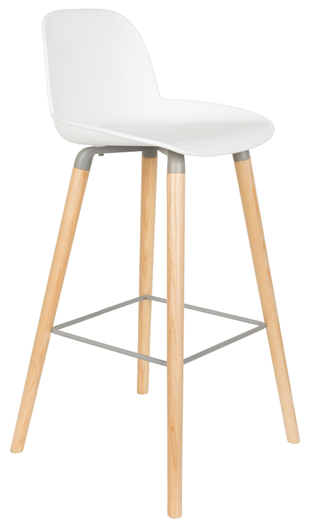Zuiver Albert Kuip barkruk 75cm wit