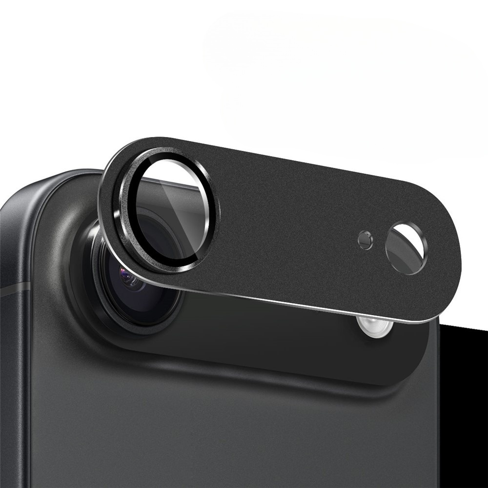 iPhone Air Kamera Objektiv Protector Vollschutz mit Panzer Glas - Schwarz