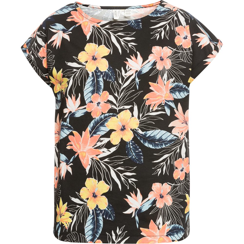 Roxy African Sunset T-Shirt Mädchen anthracite tropical breeze
