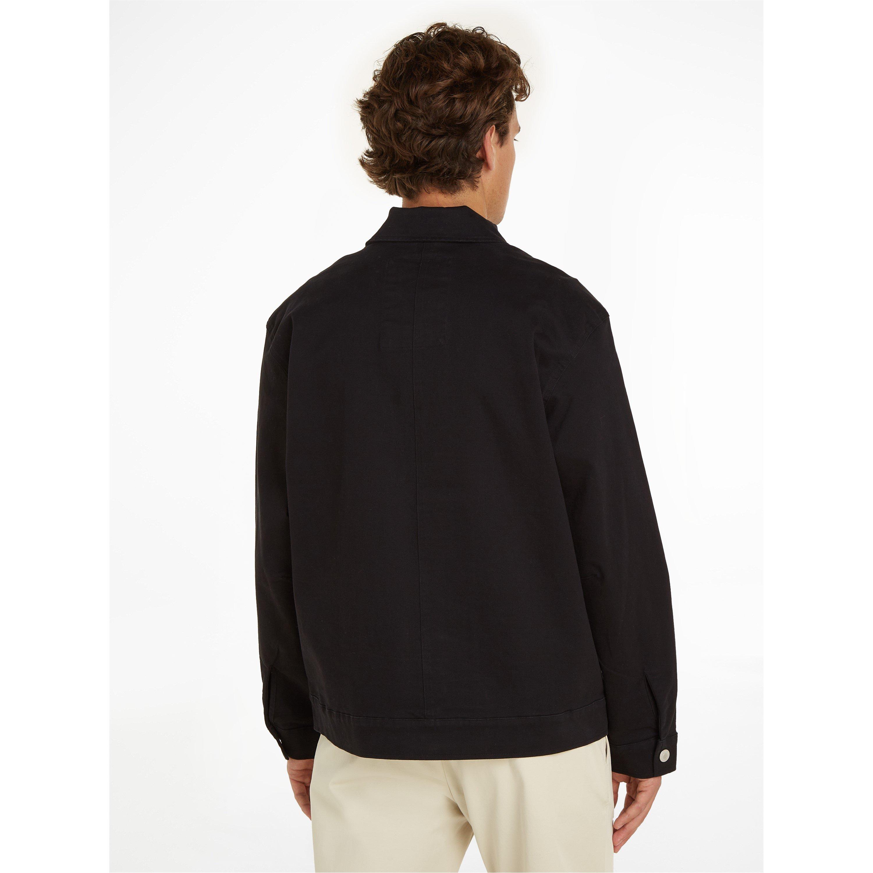 Tommy Jeans Zip-Thru Logo Embroidery Trucker Jacket