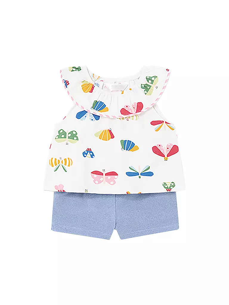 MAYORAL Baby Set 4-teilig T-Shirts und Shorts pink