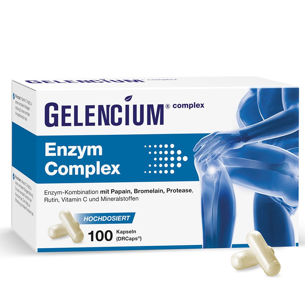 GELENCIUM® Enzym Complex hochdosiert mit Bromelain
