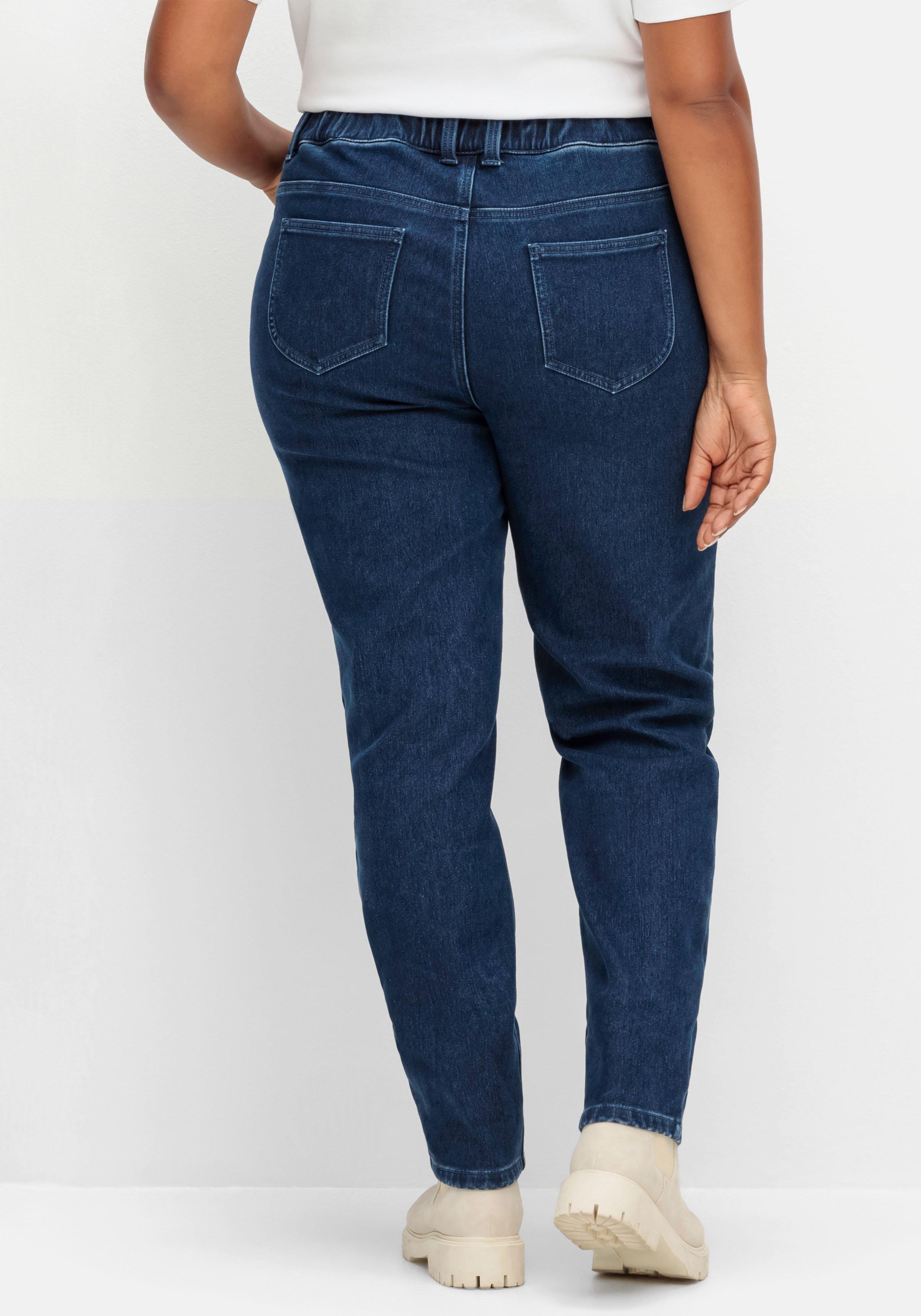 Skinny Thermojeans mit Fleece-Innenseite