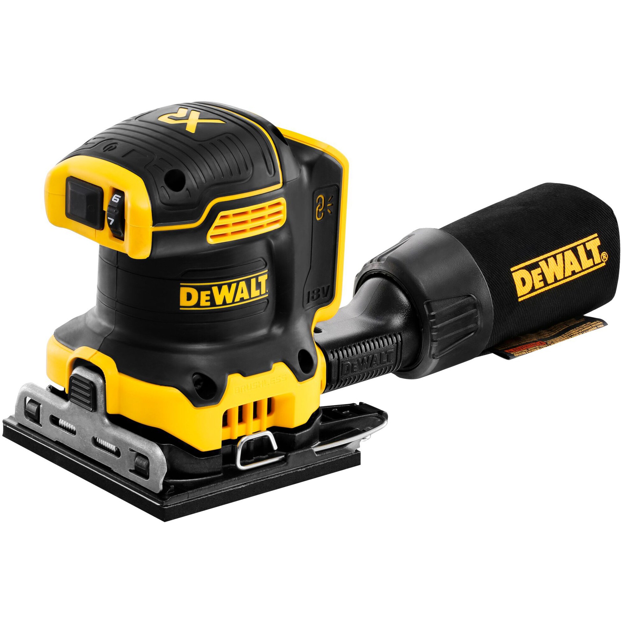 DeWalt Schwingschleifer Akku-Vibrationsschleifer DCW200NT, 18Volt