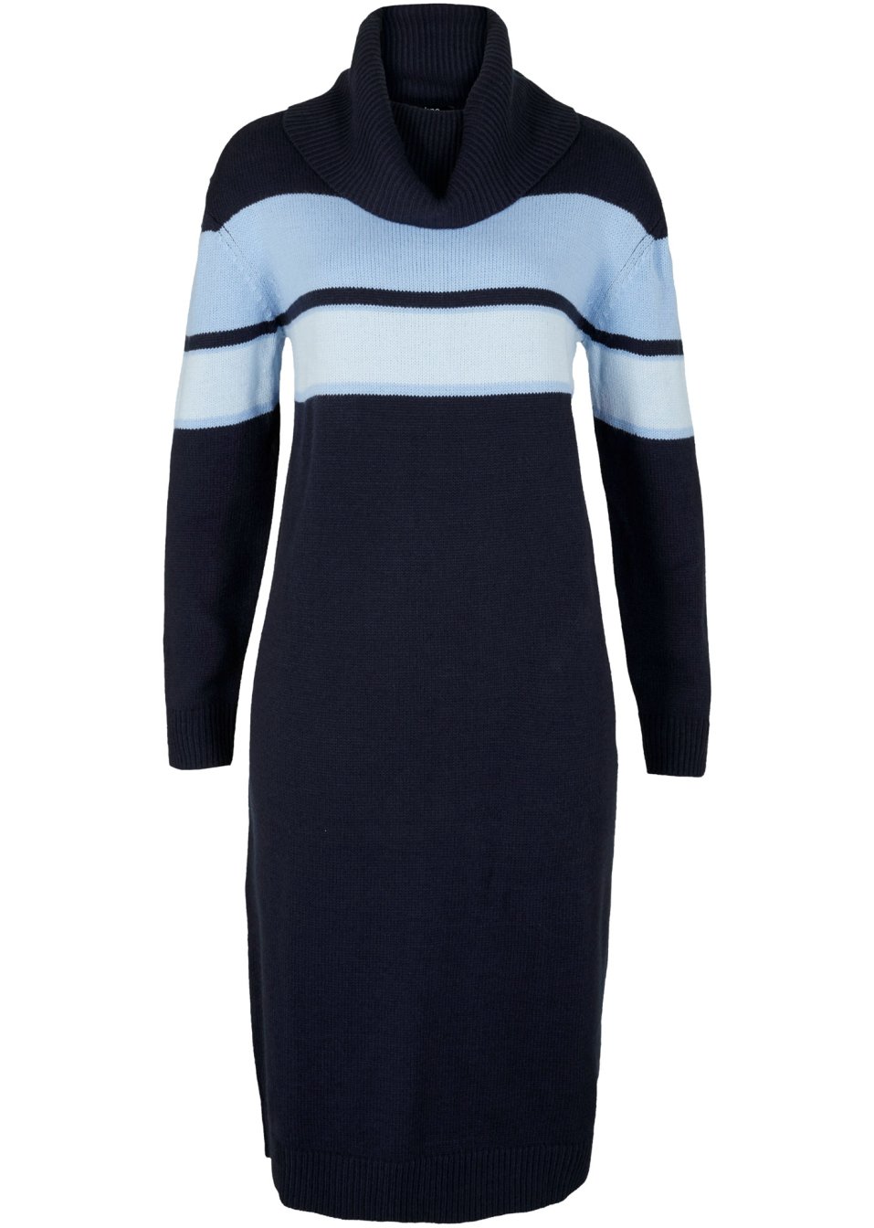 Robe en maille de coupe confortable, longueur genou