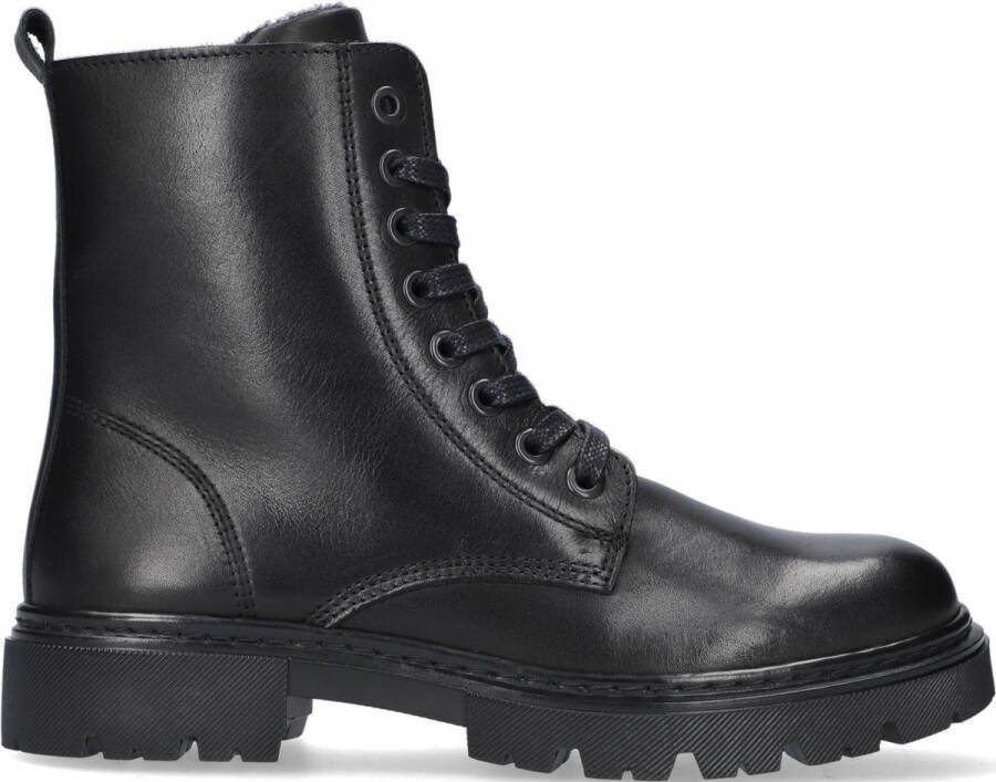 Bullboxer Ajs500 Veterboots Laarzen Met Veters Zwart