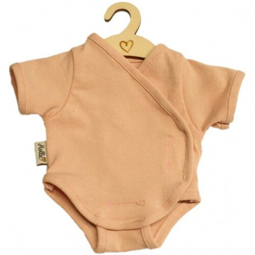Hollie poppenkleding romper- dusty rose - 34 cm